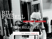 Tablet Screenshot of billfrisell.com